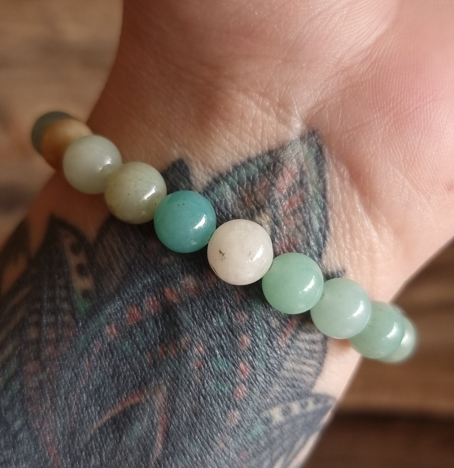 AMAZONITE ENERGY BRACELET 8 mm - COMMUNICATION