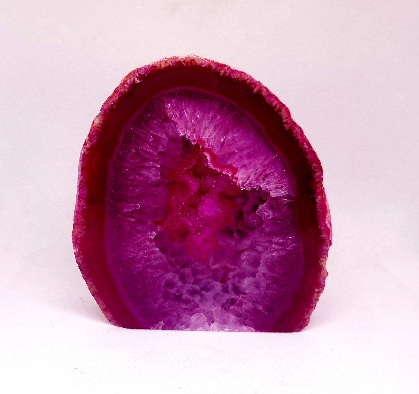 PINK AGATE GEODE 501 g - PASSION