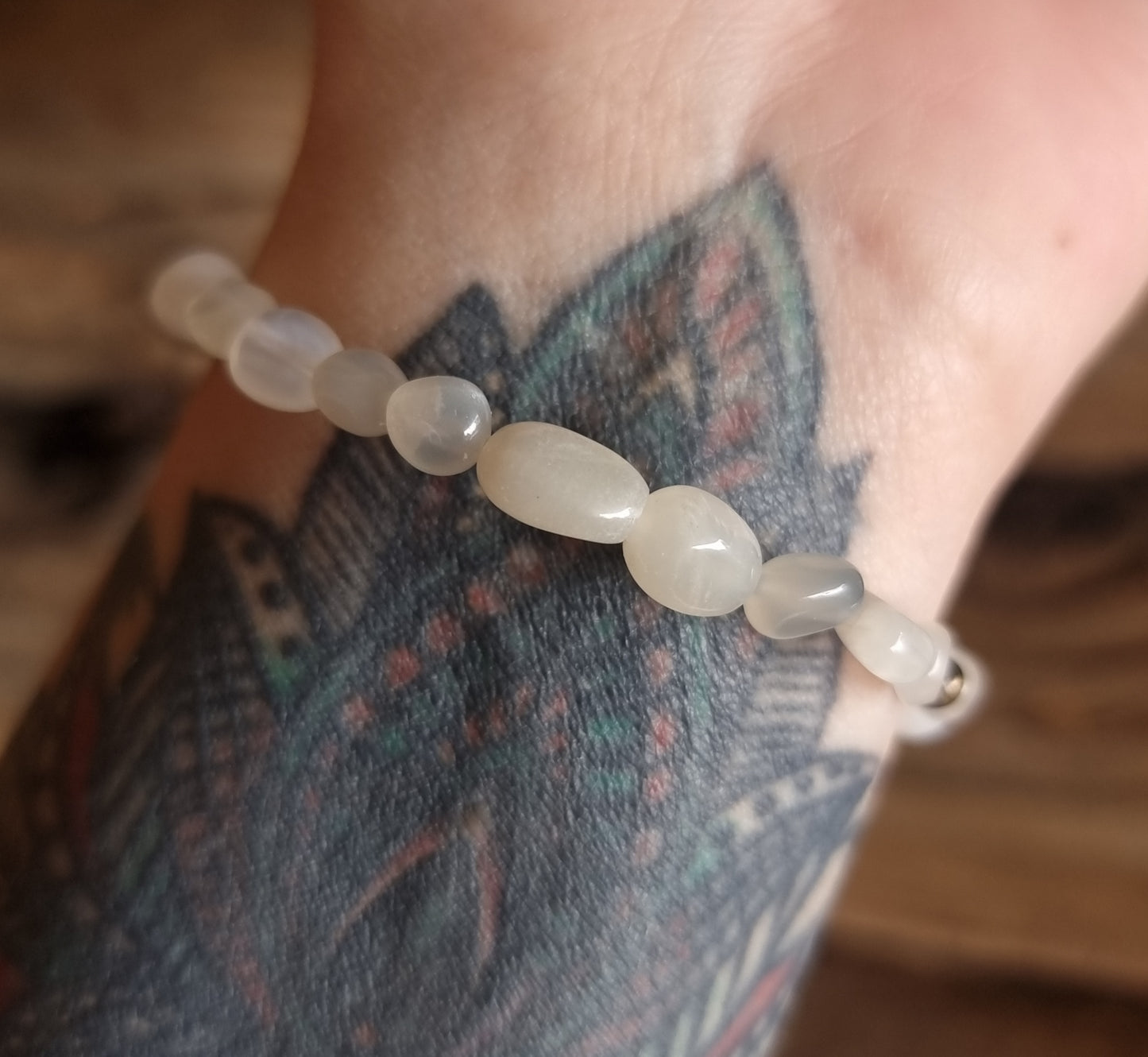 MOONSTONE NUGGET BRACELET - INTUITION