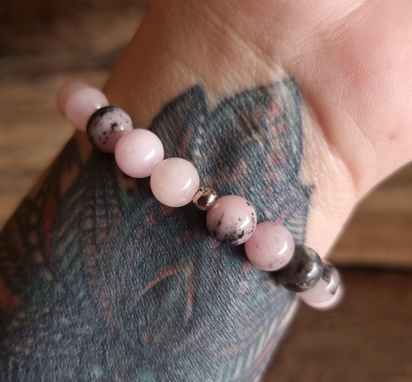 PINK OPAL ENERGY BRACELET 8 mm - SELF LOVE