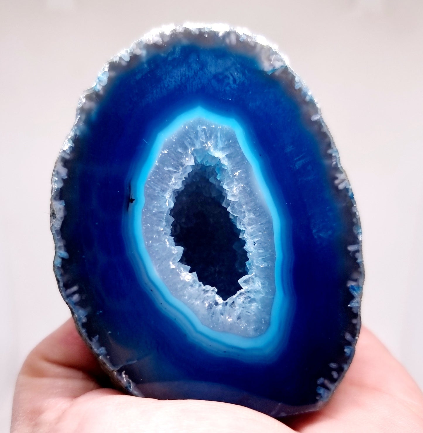 TEAL AGATE GEODE 307 g - INNER PEACE