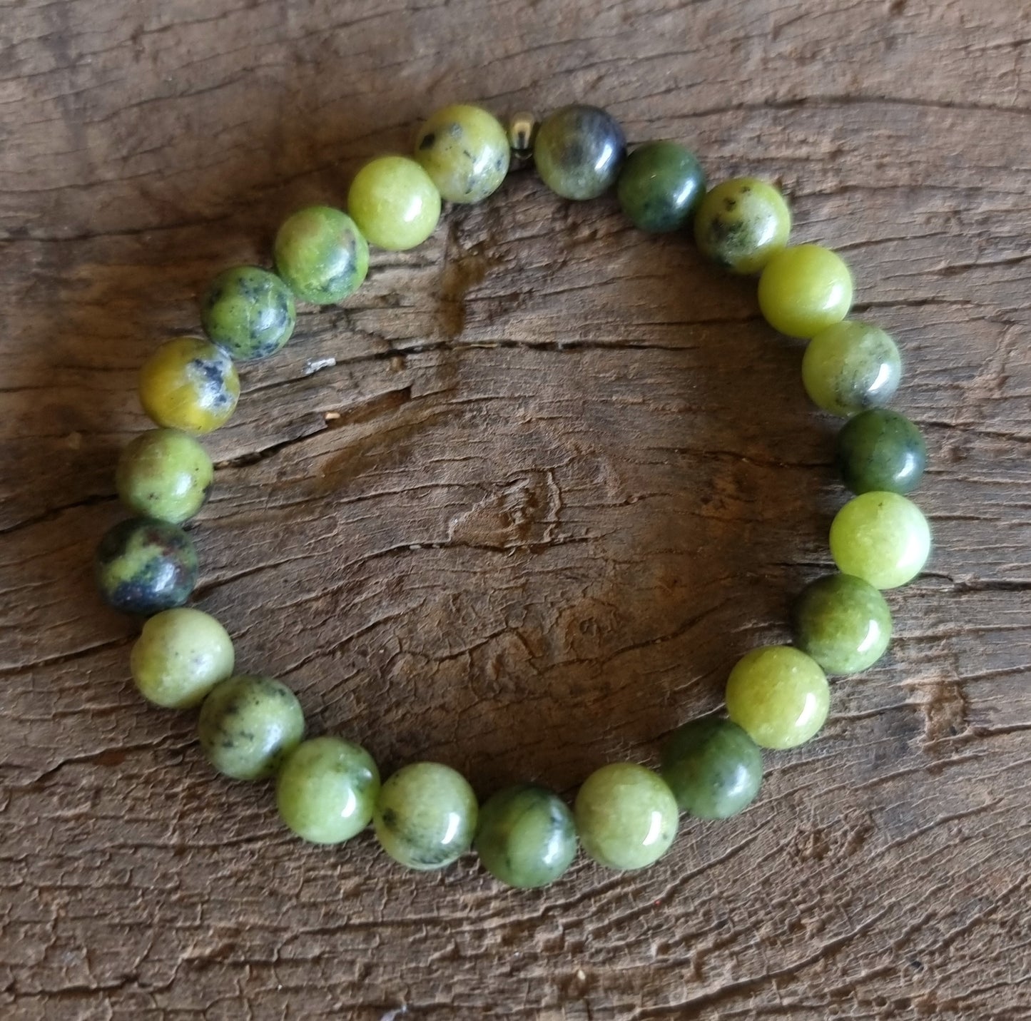 CHRYSOPRASE ENERGY BRACELET 8 mm - HEARTBREAK HEALER