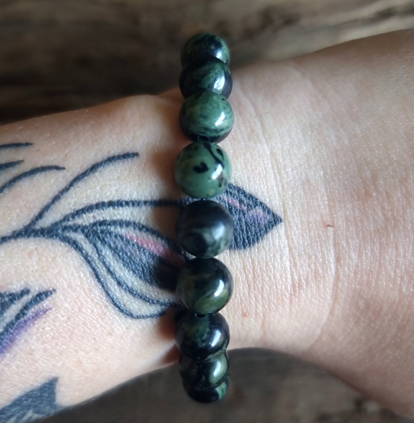 KAMBABA JASPER ENERGY BRACELET 8 mm - PEACE & TRANQUILITY