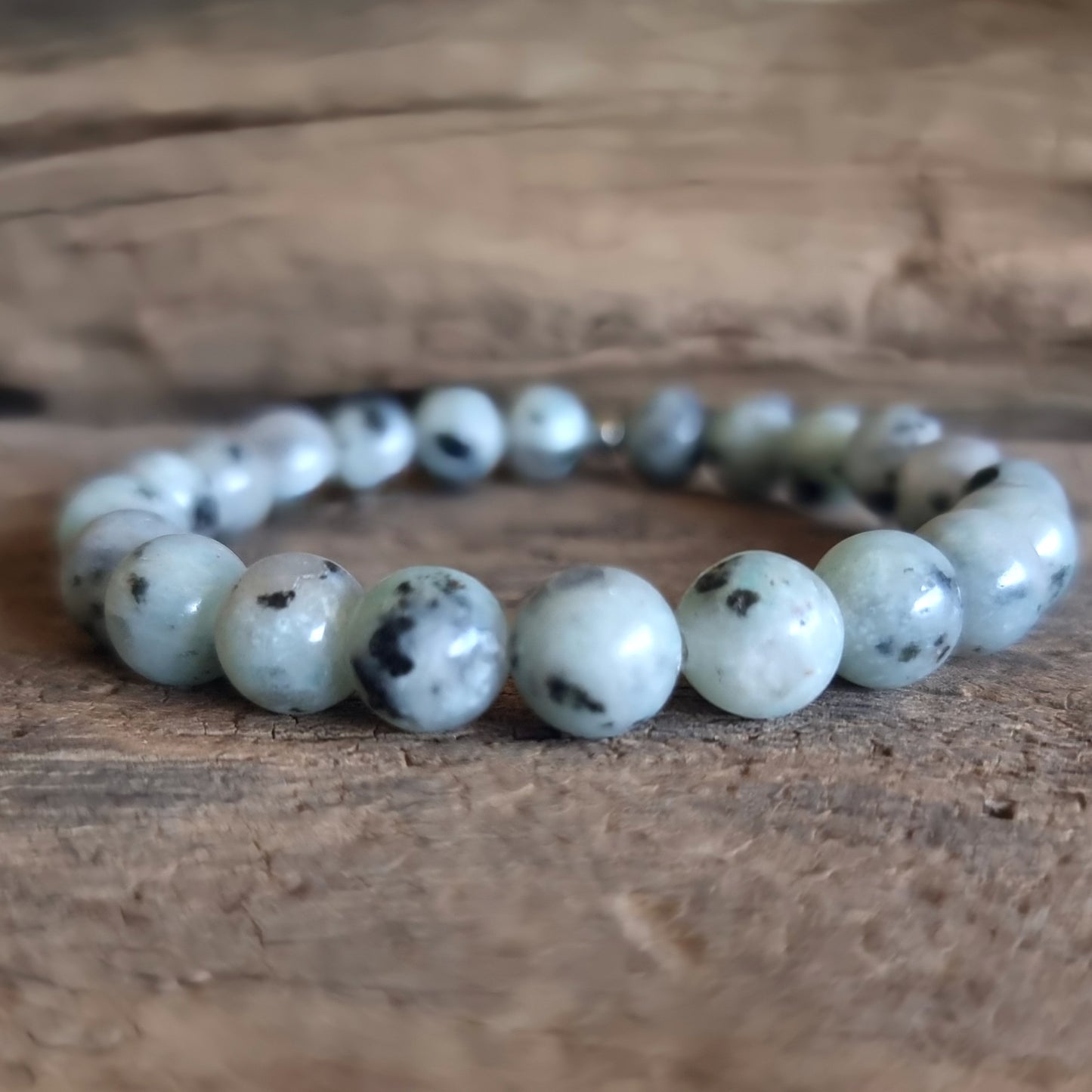 KIWI JASPER ENERGY BRACELET 8 mm - TRANQUILITY