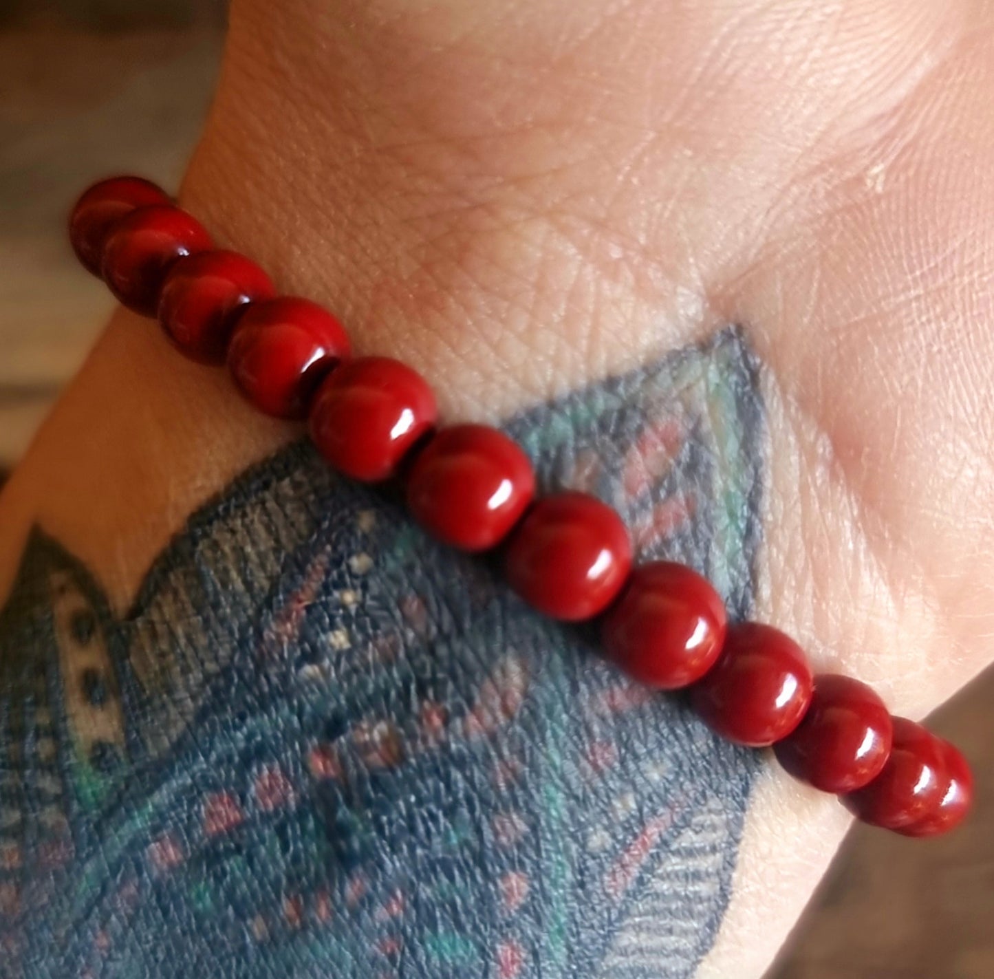 PI XIU RED BRACELET 6 mm - WEALTH & PROTECTION