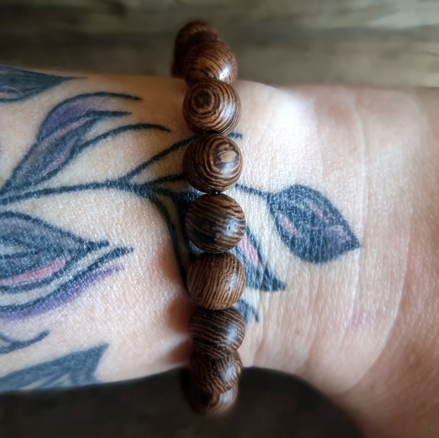 ROSEWOOD ENERGY BRACELET 8 mm- GROUNDING
