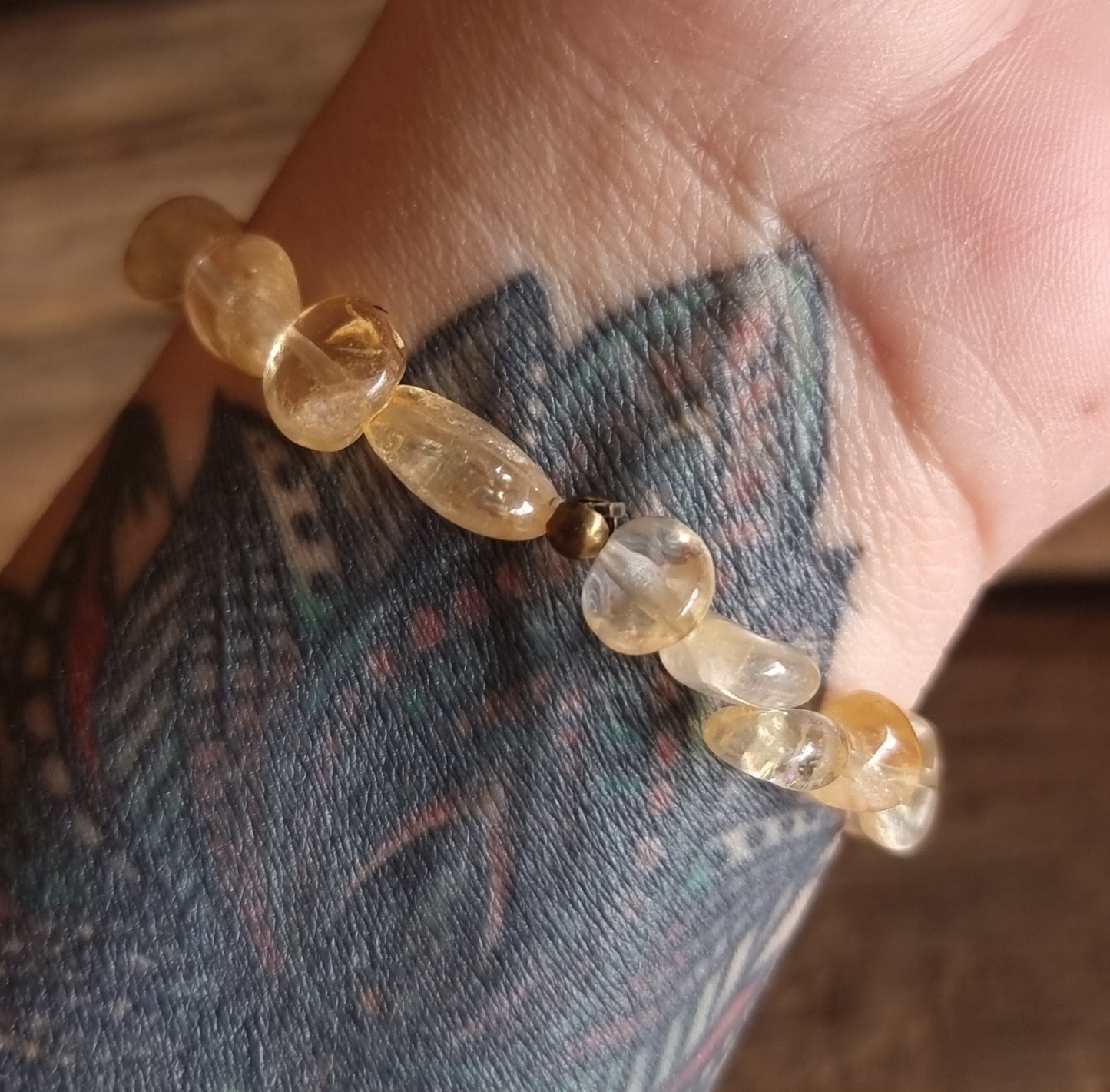 CITRINE NUGGET BRACELET - WEALTH & PROSPERITY