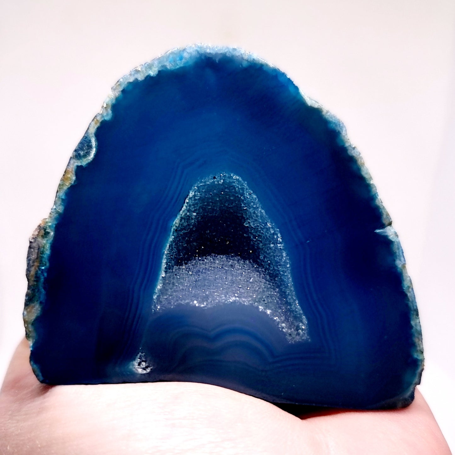 TEAL AGATE GEODE 218 g - INNER PEACE
