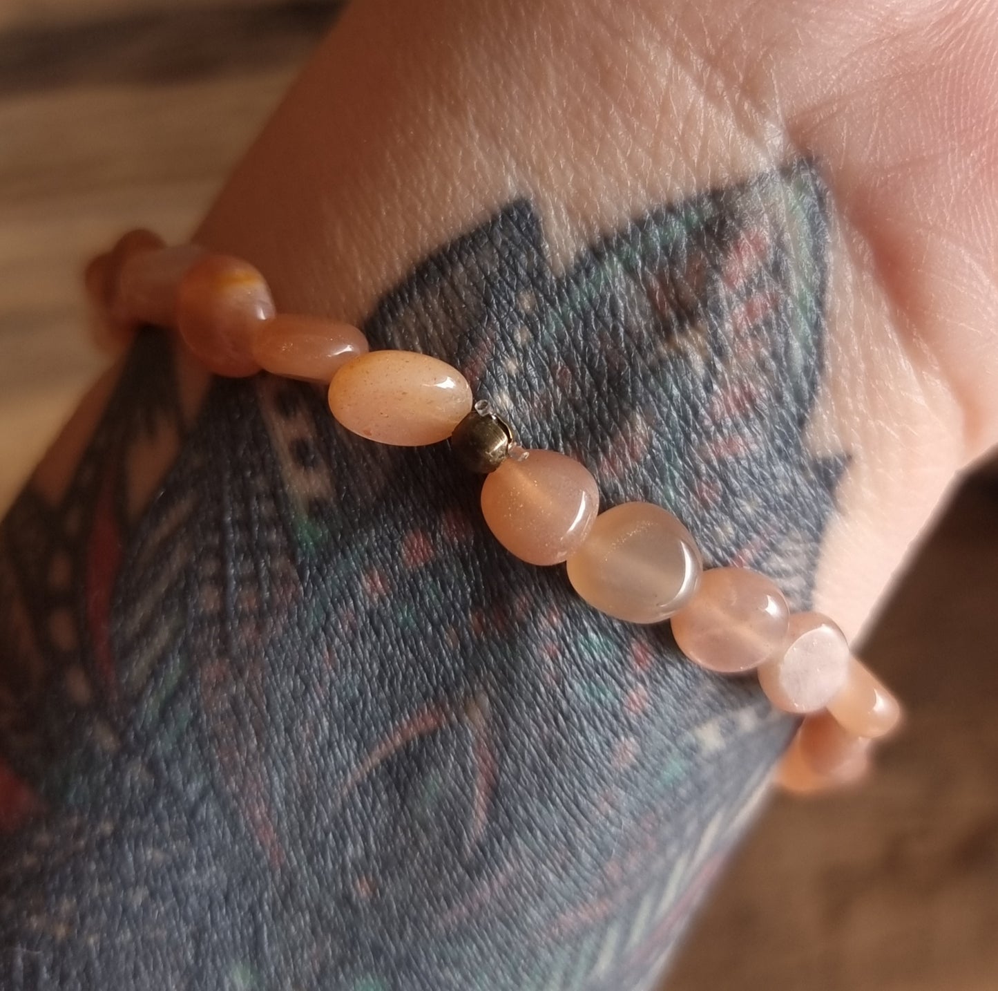 SUNSTONE ENERGY NUGGET BRACELET - ABUNDANCE
