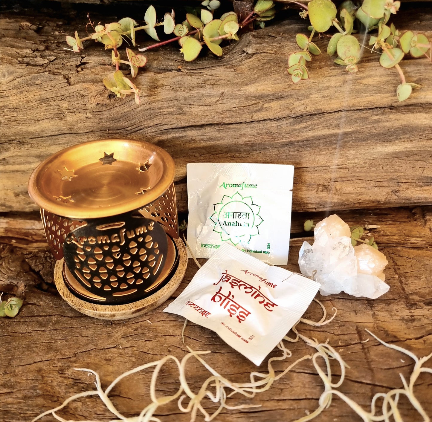 FLOWER OF LIFE BRICK BURNER