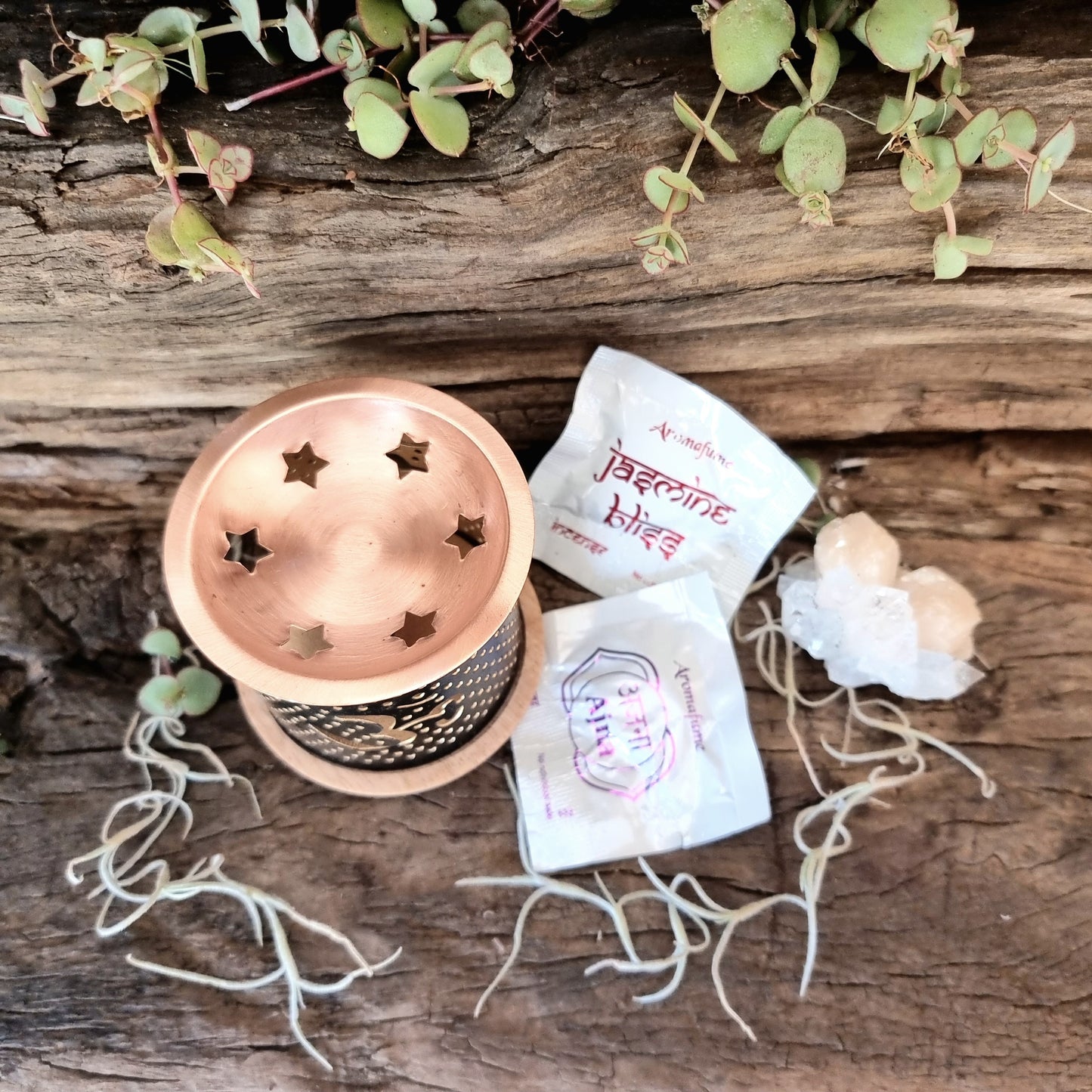 FLOWER OF LIFE BRICK BURNER
