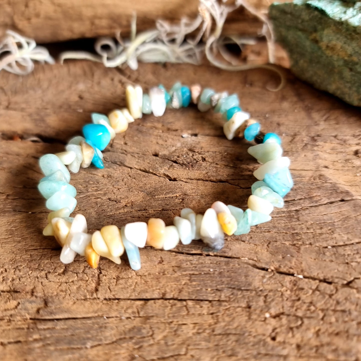 AMAZONITE RAINBOW JEWELLERY SET - COMMUNICATION