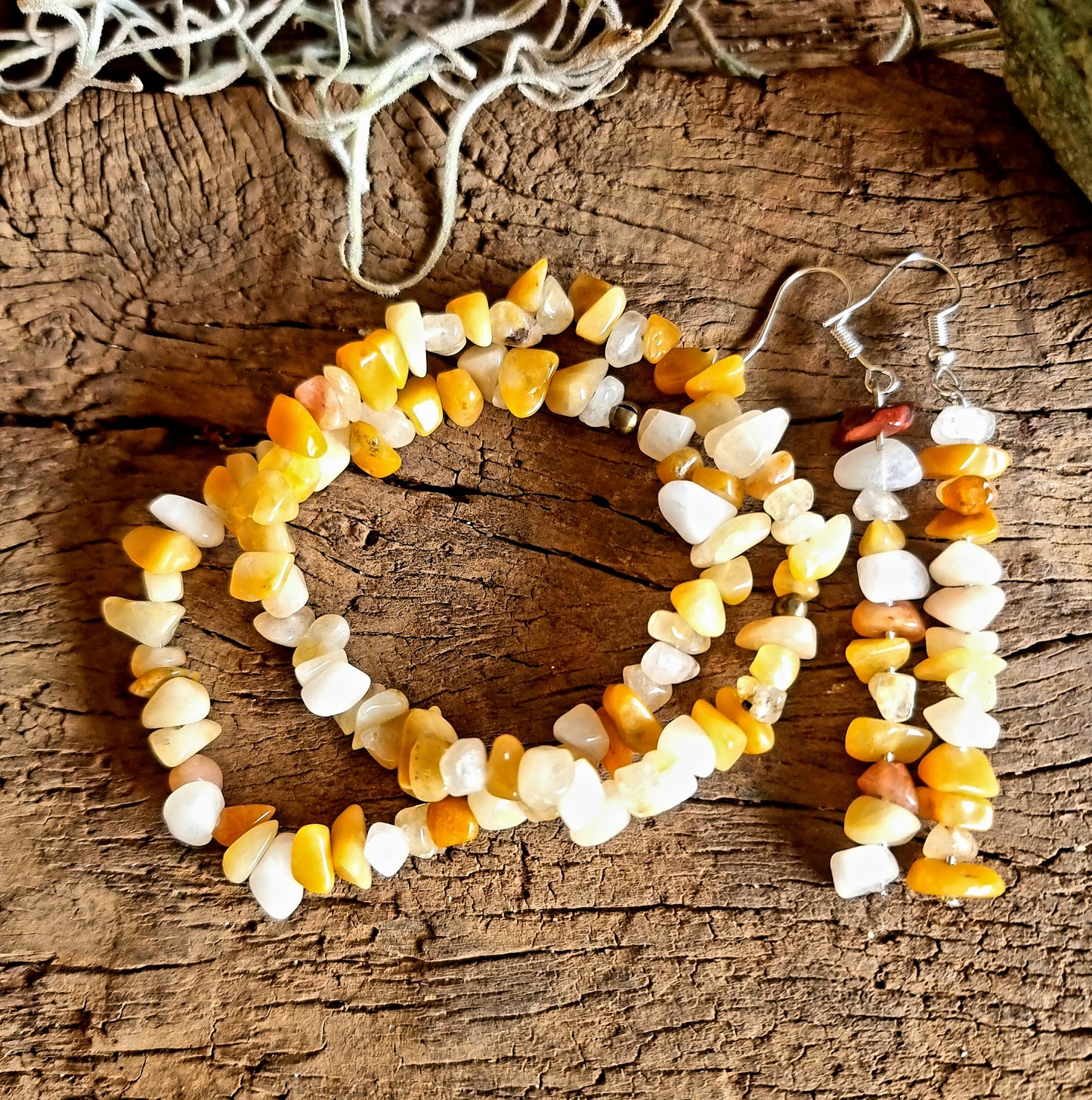 YELLOW AVENTURINE JEWELLERY SET - MANIFESTING