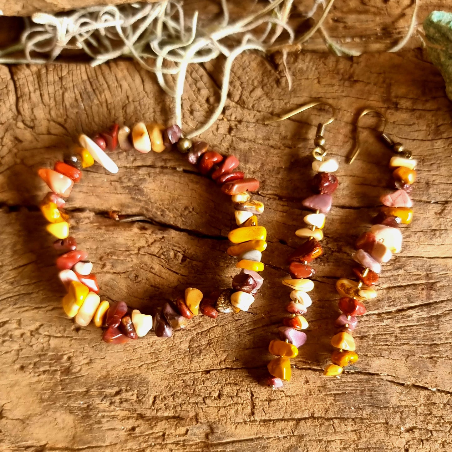 MOOKAITE JASPER JEWELLERY SET - INTUITION