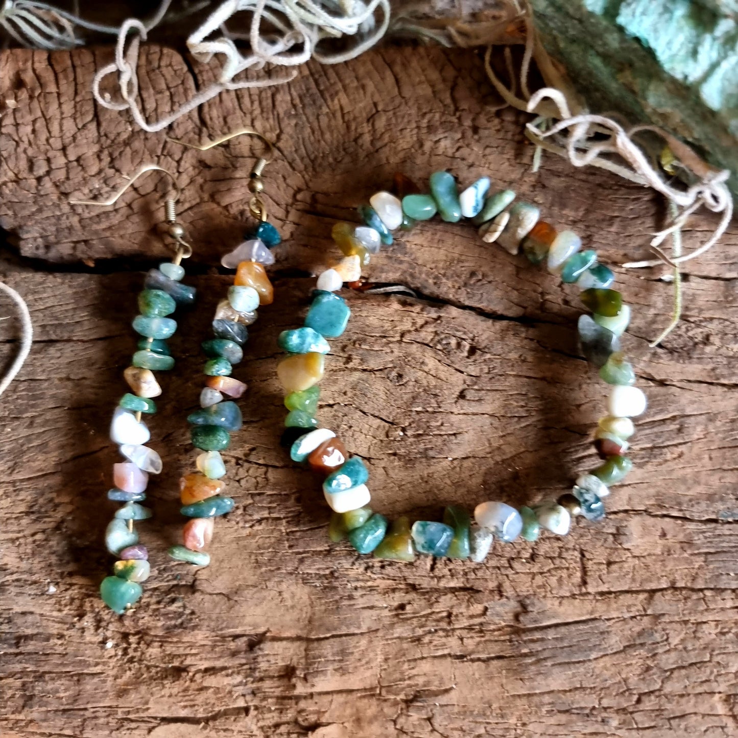 INDIAN AGATE JEWELLERY SET - CREATIVITY