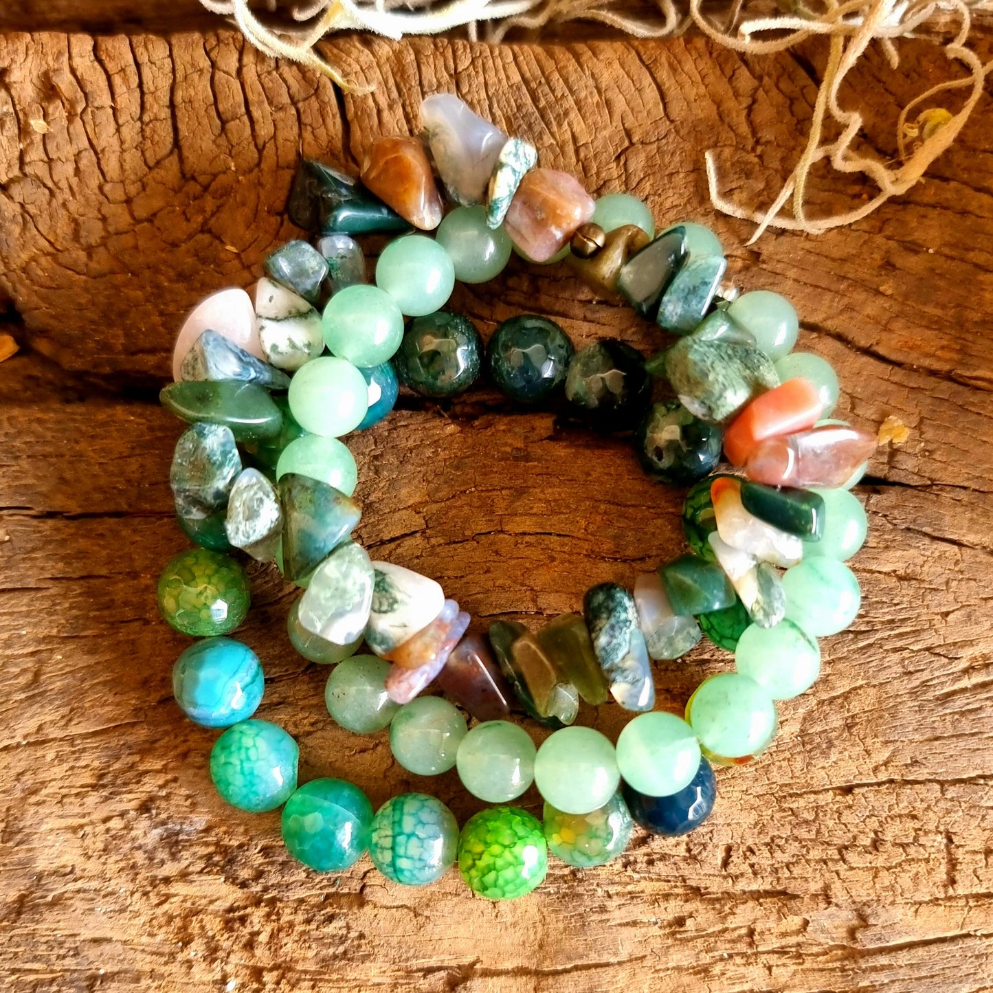 HEART CHAKRA BALANCING BRACELET SET - FEEL LOVE