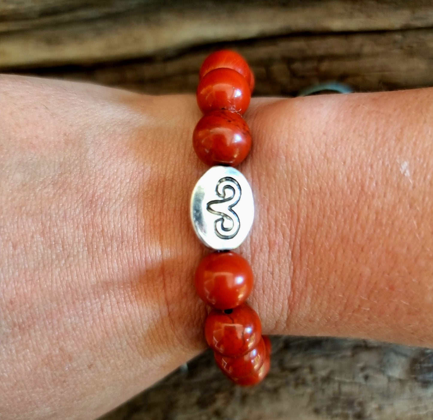 ARIES ZODIAC ENERGY BRACELET - RED JASPER