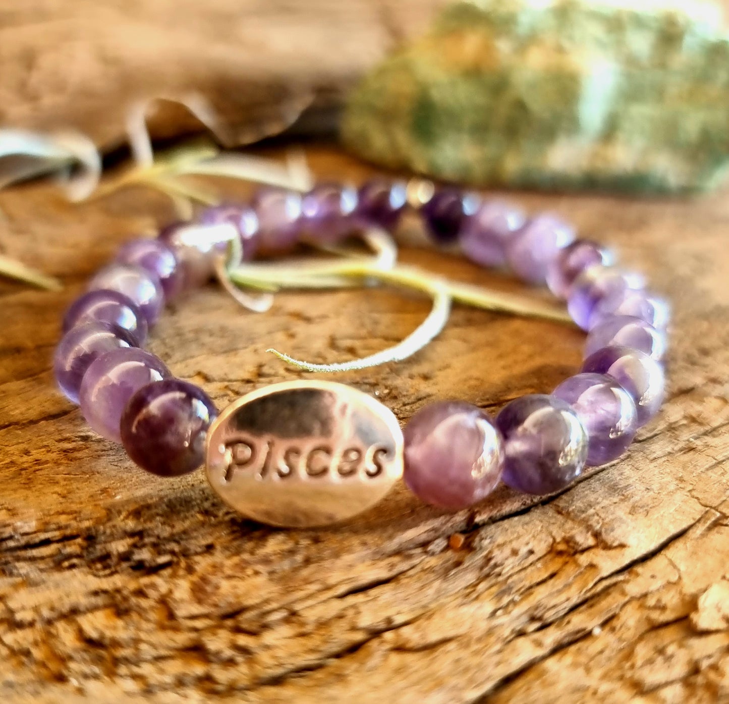 PISCES ZODIAC ENERGY BRACELET - AMETHYST
