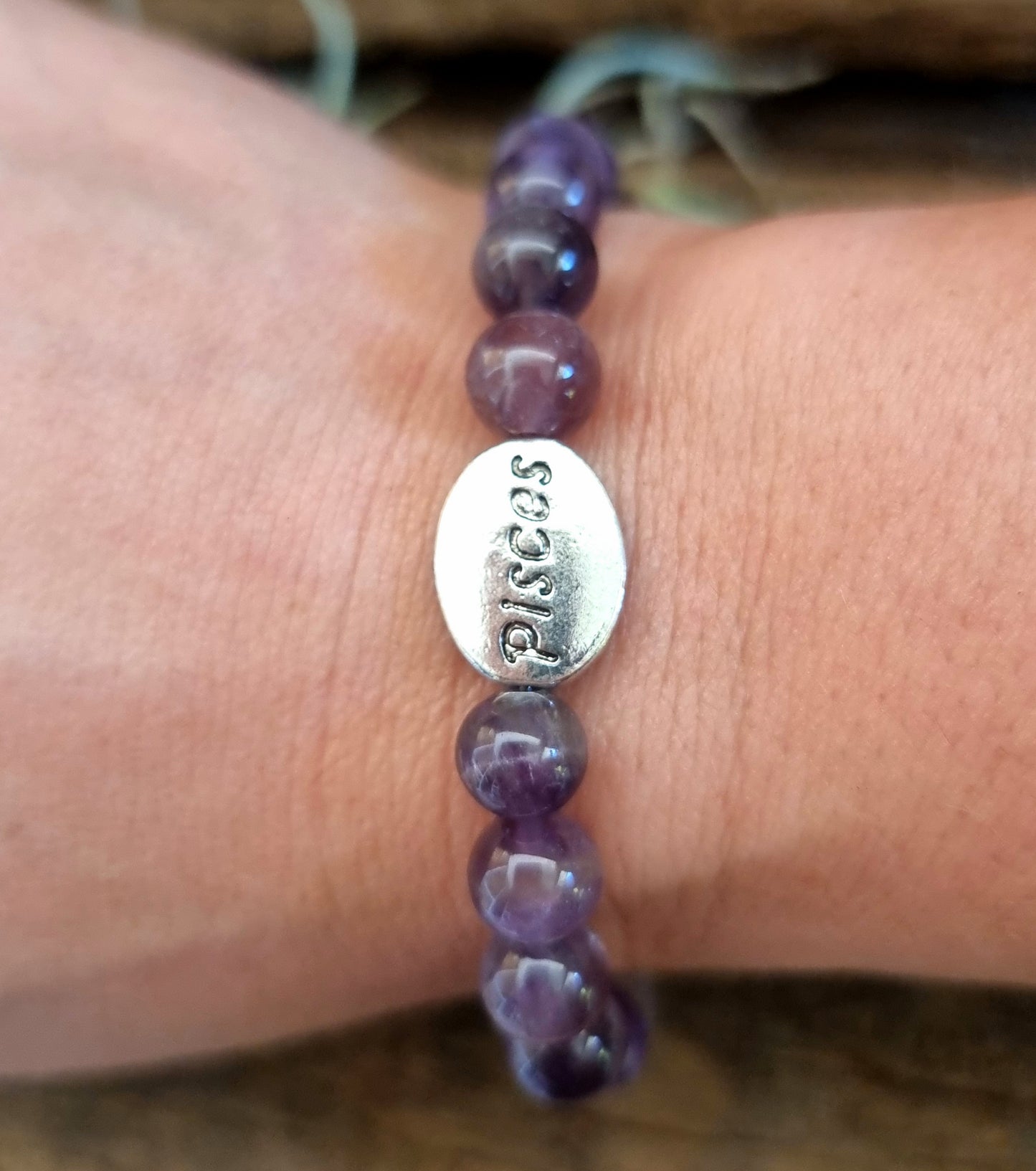 PISCES ZODIAC ENERGY BRACELET - AMETHYST