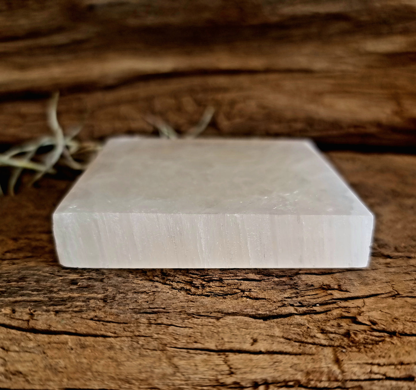 SELENITE SQUARE CHARGING PLATE - ANGELIC GUIDANCE