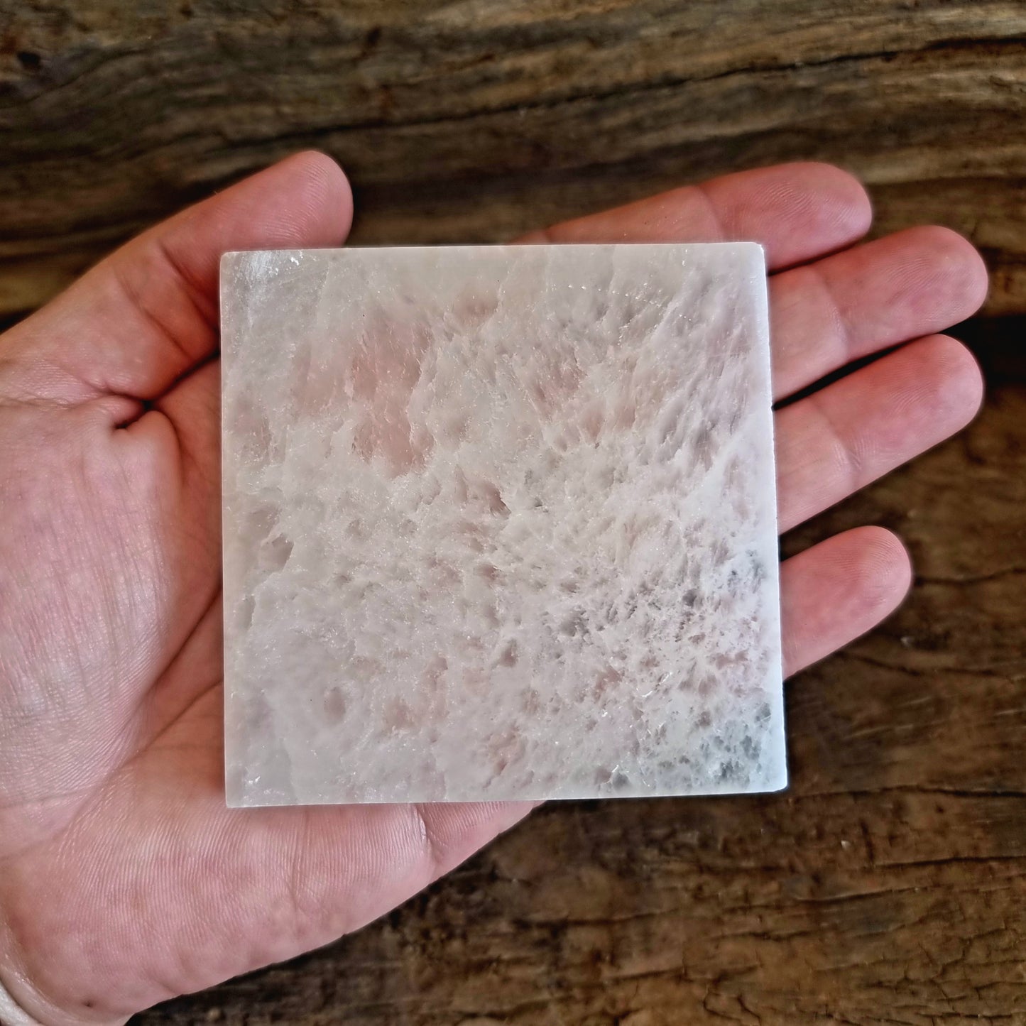 SELENITE SQUARE CHARGING PLATE - ANGELIC GUIDANCE