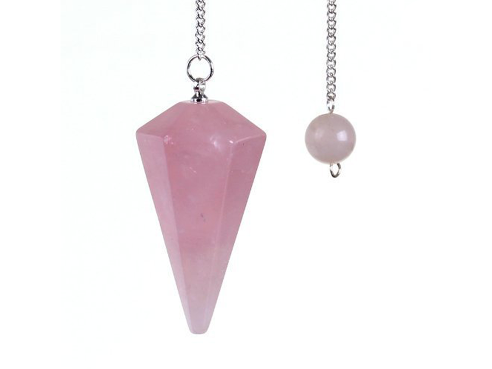 ROSE QUARTZ PENDULUM LARGE - DIVINITION