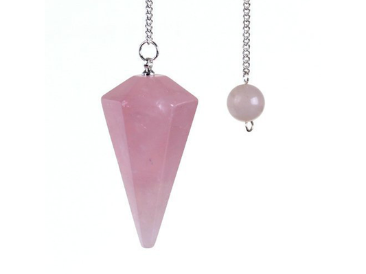 ROSE QUARTZ PENDULUM LARGE - DIVINITION