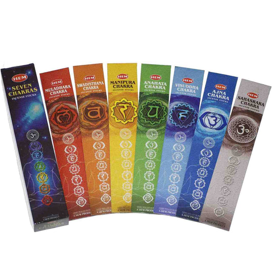 SEVEN CHAKRAS INCENSE STICKS