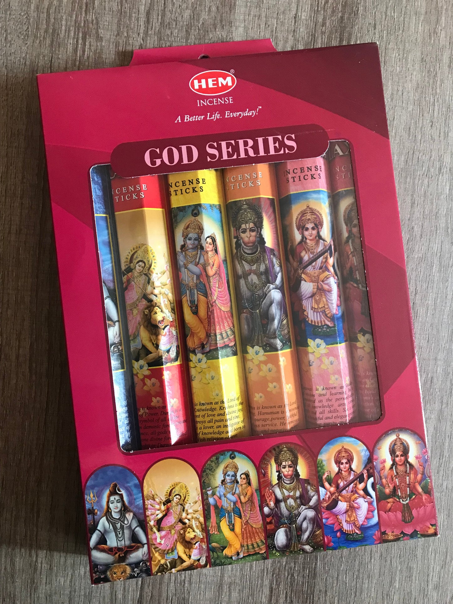 GOD SERIES HEM INCENSE PACK - SPIRITUALITY