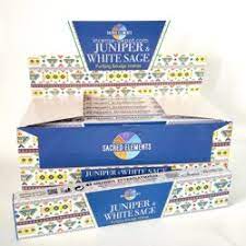 JUNIPER & WHITE SAGE INCENSE STICKS - SACRED ELEMENTS
