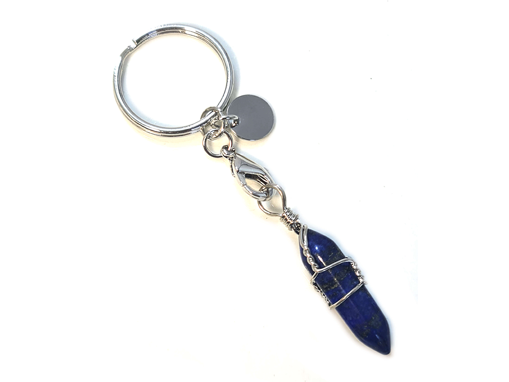 LAPIS LAZULI KEYCHAIN - WISDOM