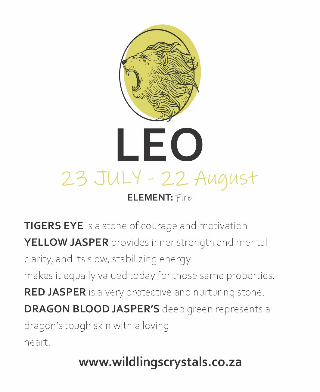 LEO STONE SET ASTROLOGY