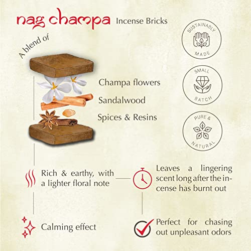 NAG CHAMPA INCENSE BRICKS