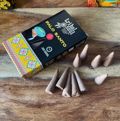 TRIBAL SOUL PALO SANTO BACKFLOW INCENSE CONES