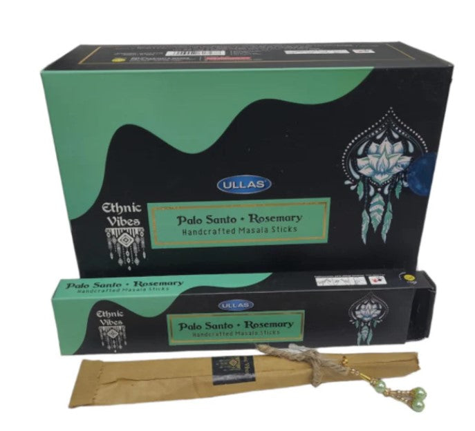 ULLAS PALO SANTO & ROSEMARY INCENSE STICKS - PROTECTION