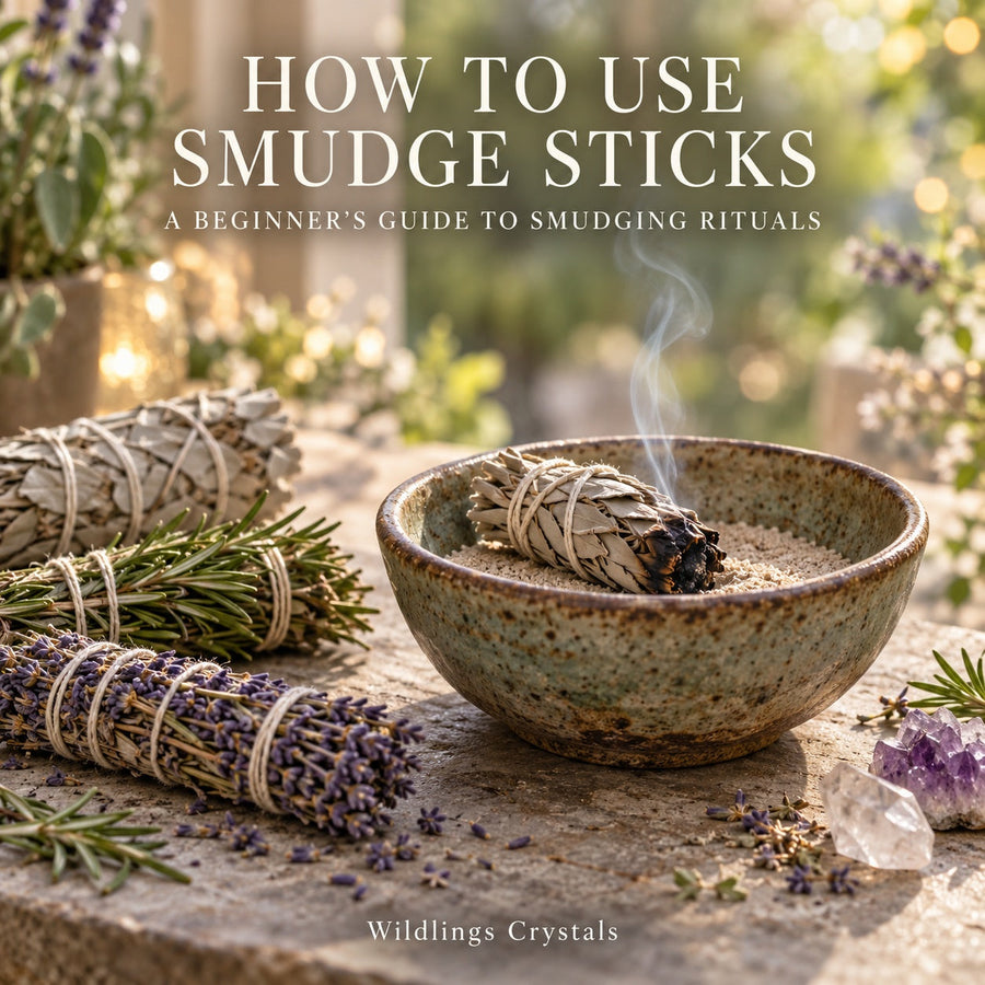 How to use smudge sticks with White Sage, Palo Santo and cleansing herbs