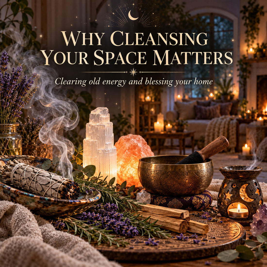 WHY CLEANSING YOUR SPACE MATTERS - ESPECIALLY WHEN MOVING INTO A NEW HOME