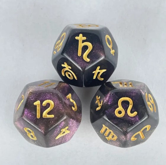 12 CONSTELLATION ASTRO DICE - DIVINATION TOOL