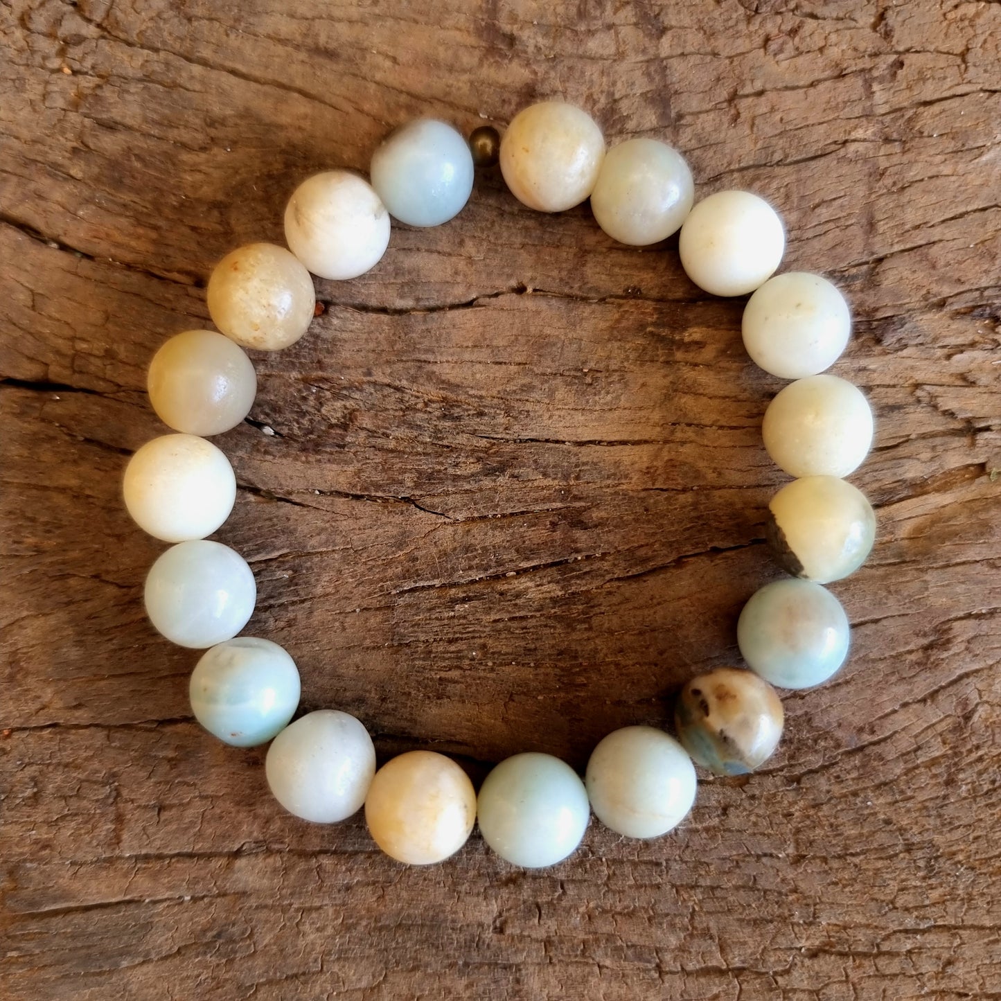 AMAZONITE ENERGY BRACELET 10mm - COMPASSION