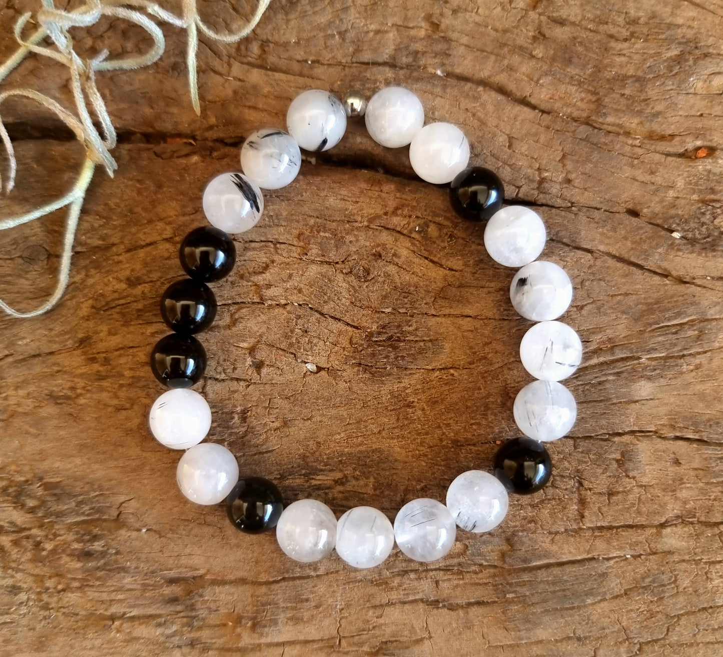 RUTILIZED QUARTZ ENERGY BRACELET 8 mm - INTUITION