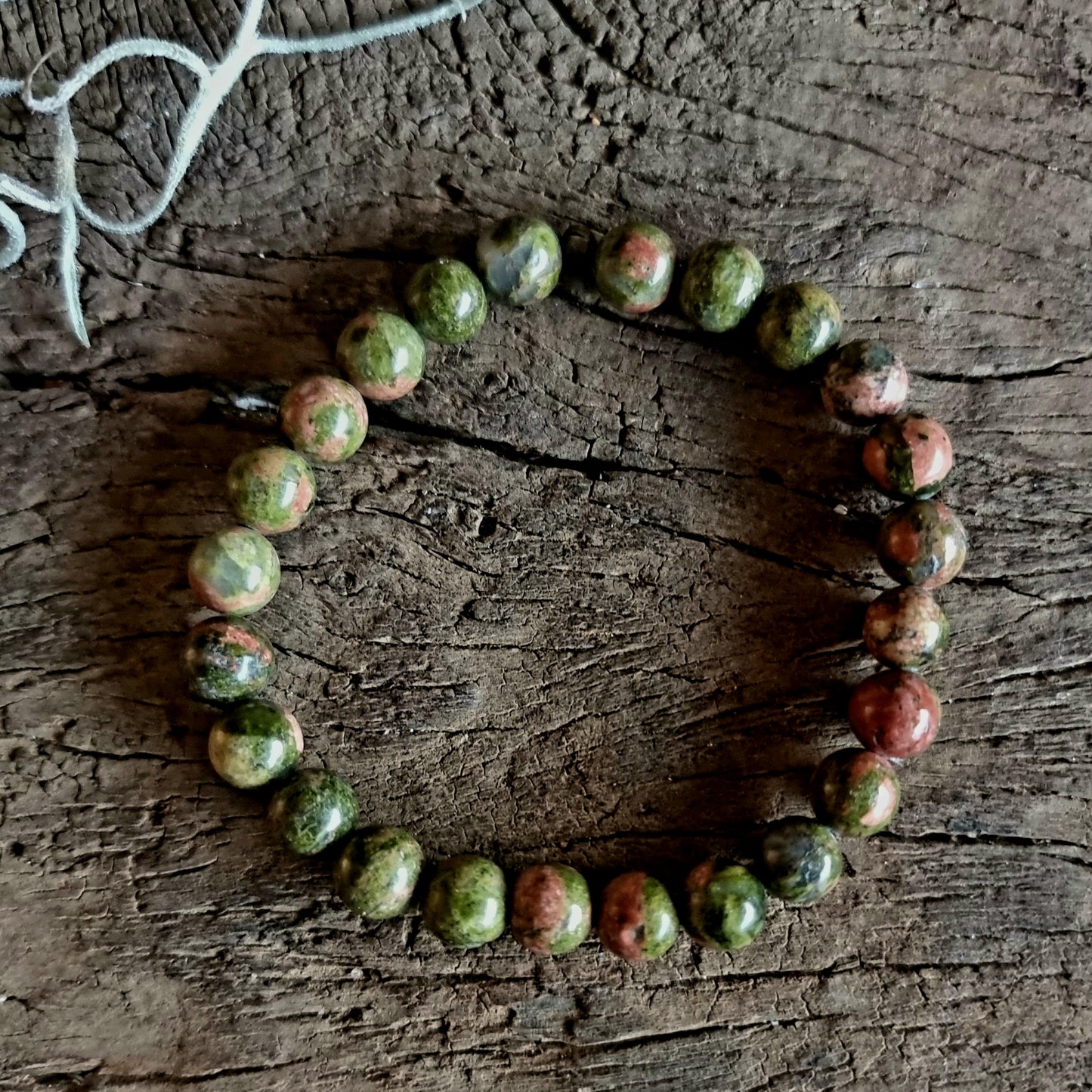 UNAKITE JASPER BRACELET 8mm - NEW BEGINNINGS