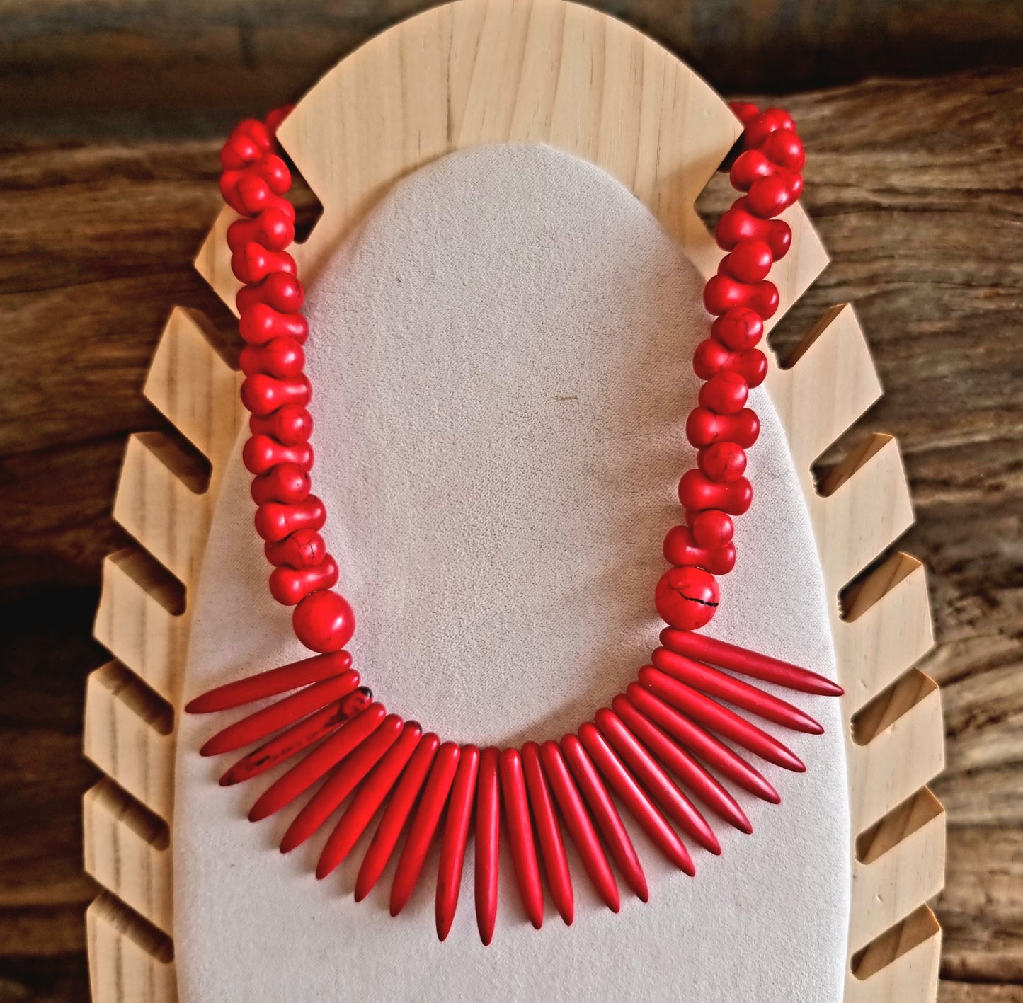 RED HOWLITE NECKLACE - ATTUNEMENT