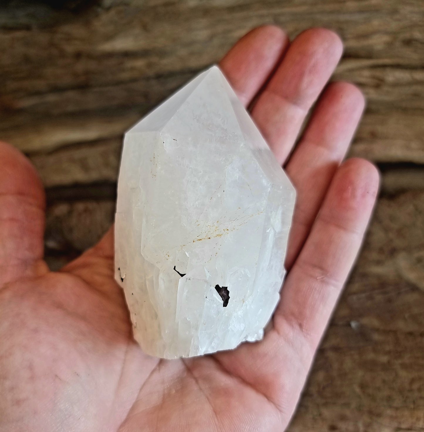 ROUGH QUARTZ CRYSTAL POINT D - MASTER HEALER