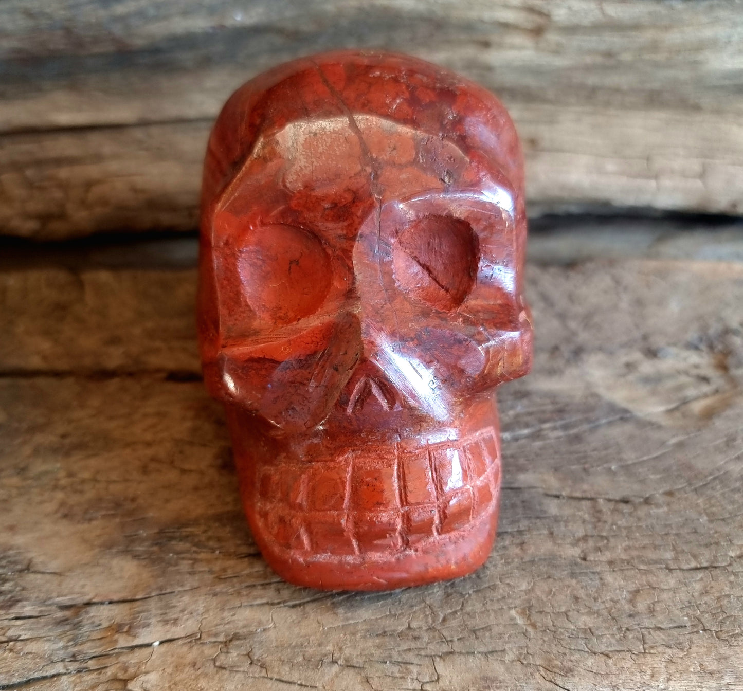 RED JASPER SKULL B - PROTECTION