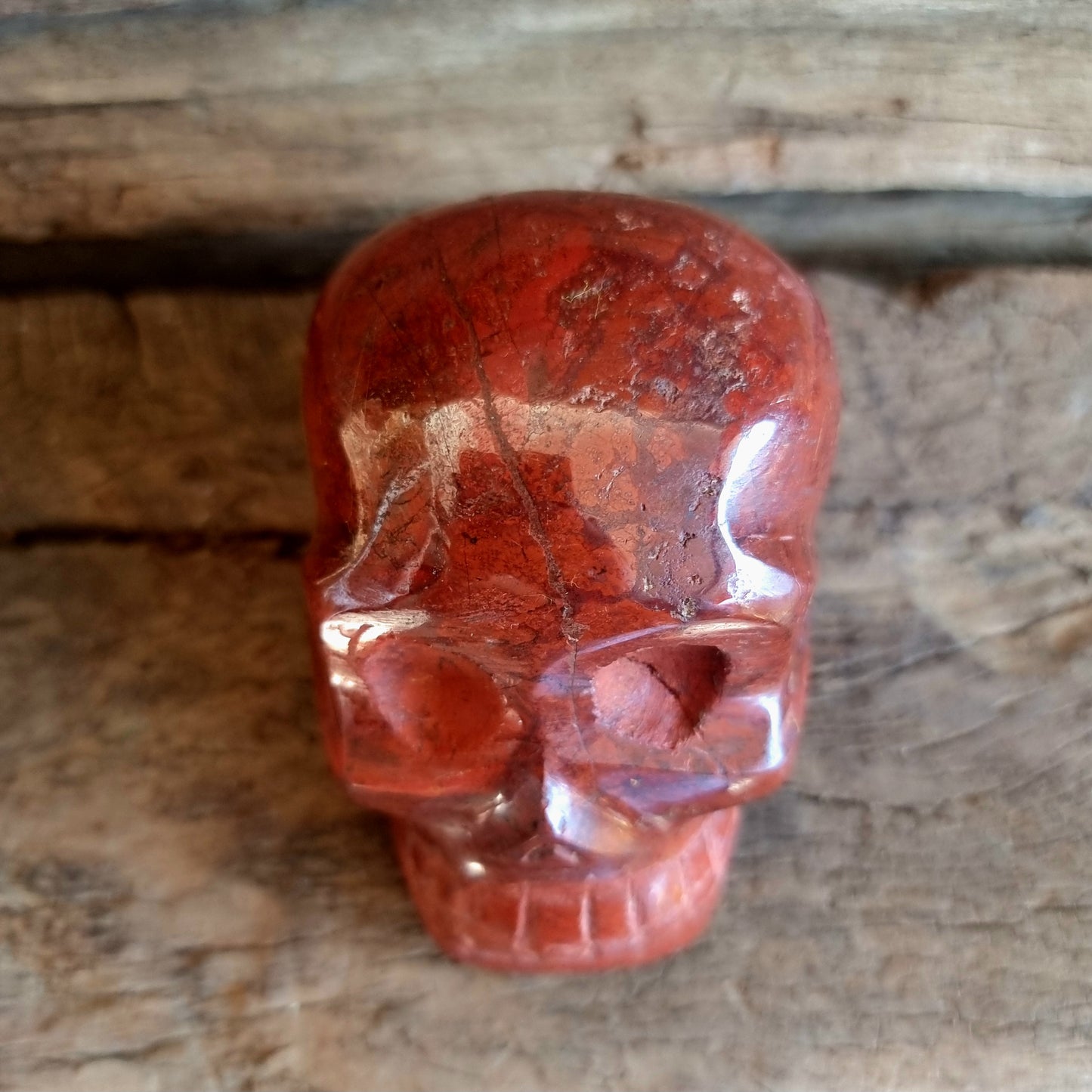 RED JASPER SKULL B - PROTECTION