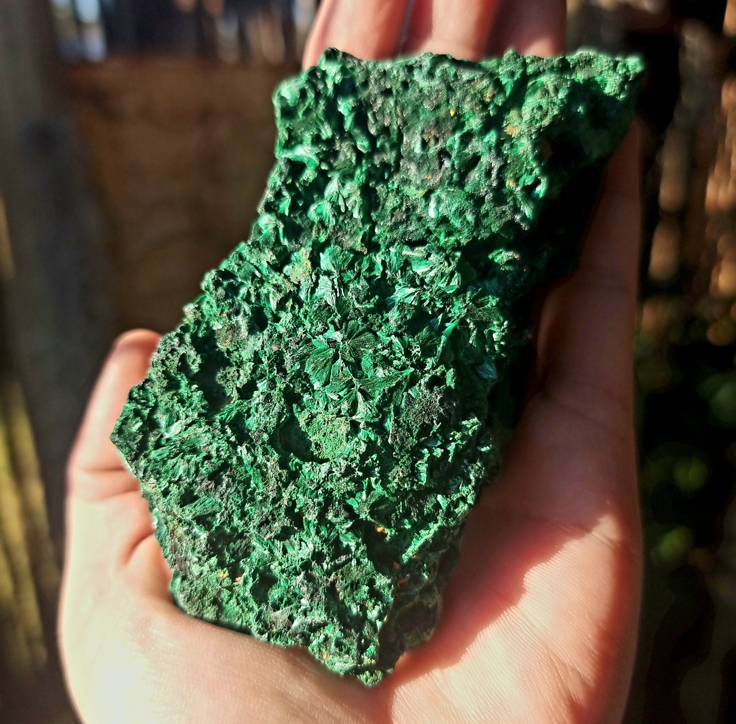 SILKY MALACHITE SPECIMEN D