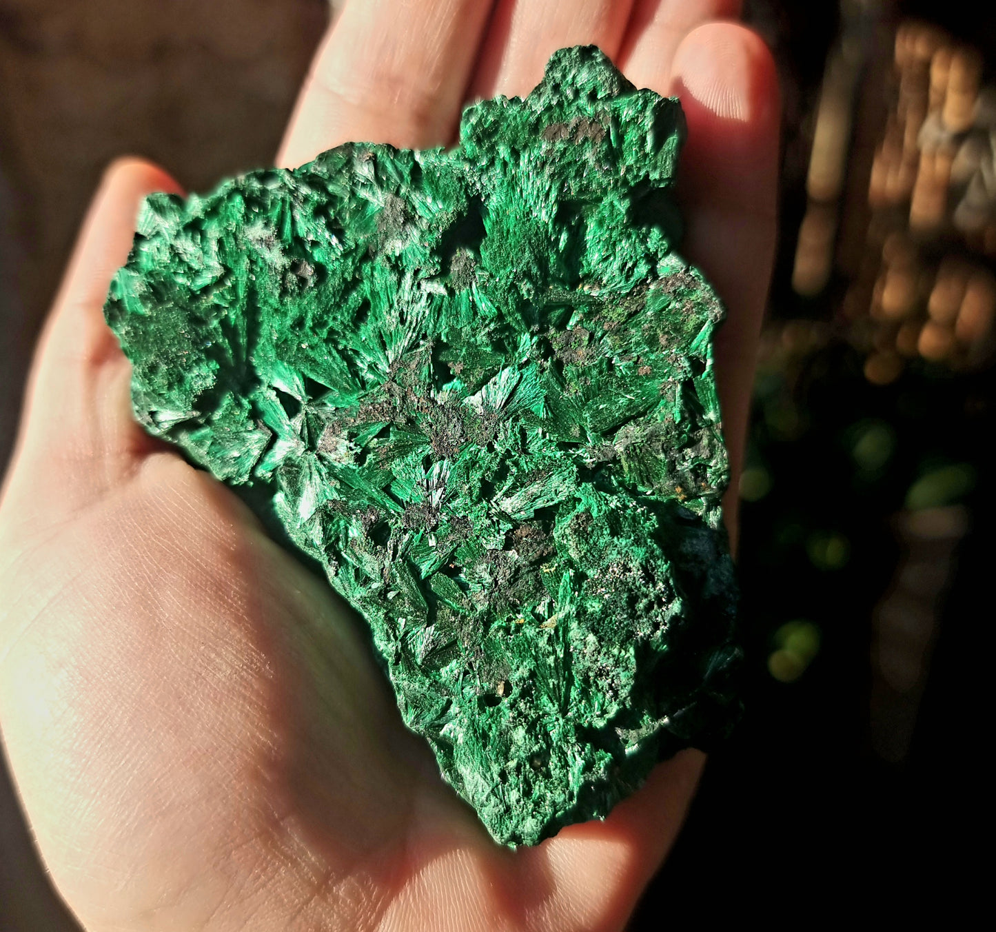 SILKY MALACHITE SPECIMEN B