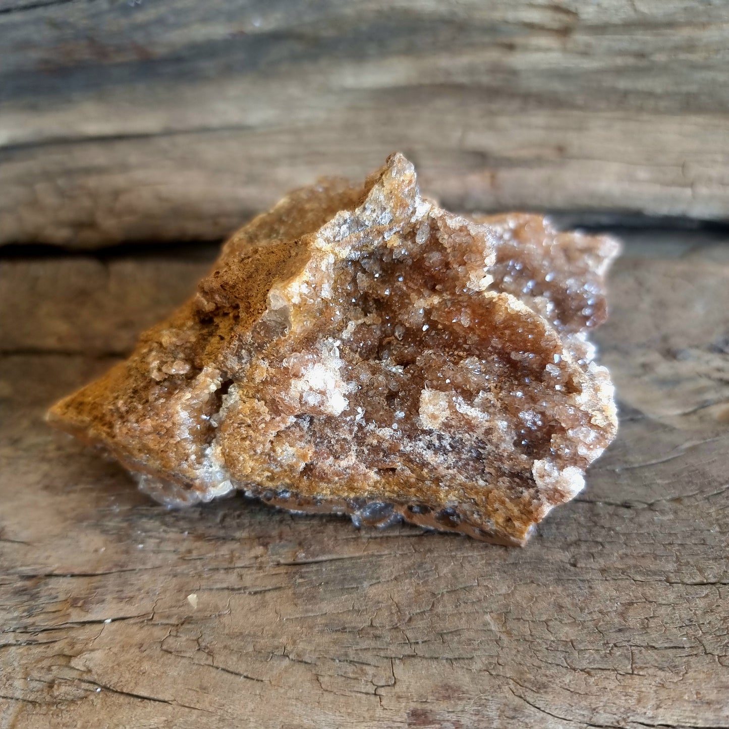 NATURAL GOLDEN LIMONITE QUARTZ CRYSTAL SPECIMEN 3