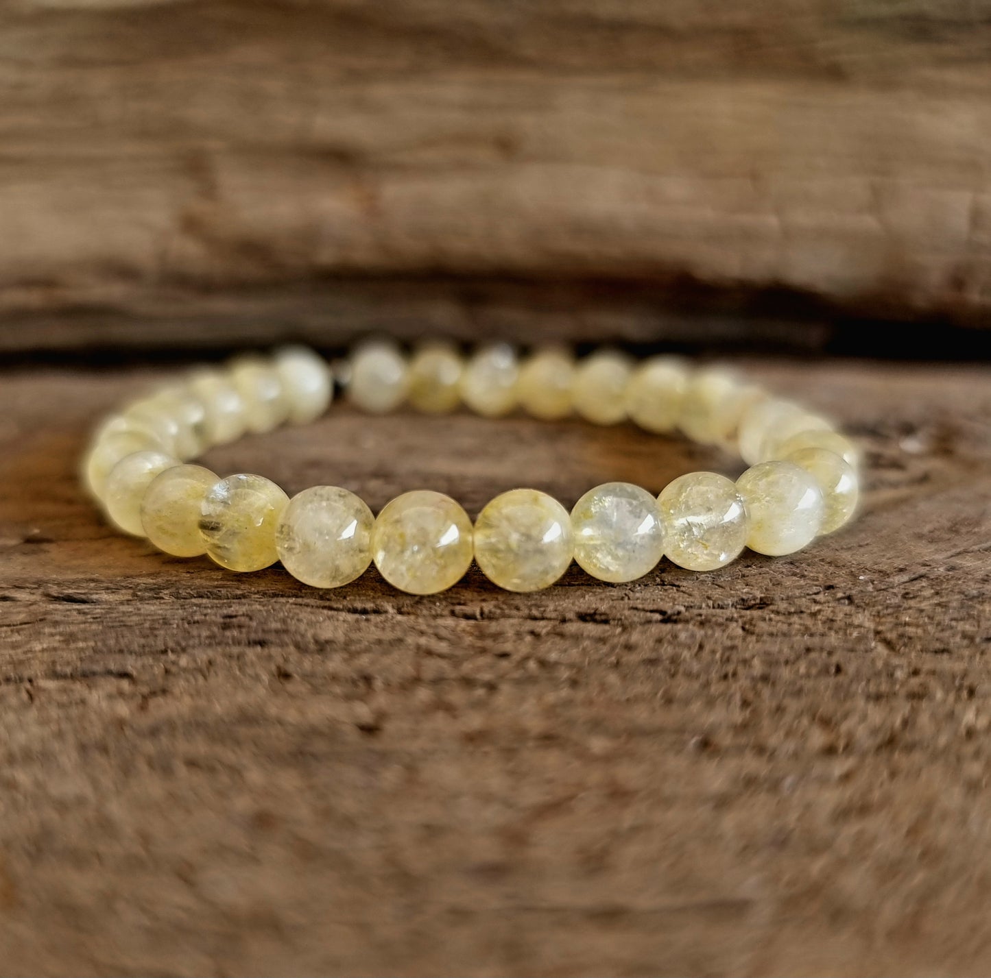 CITRINE ENERGY BRACELET 6mm - WEALTH & PROSPERITY