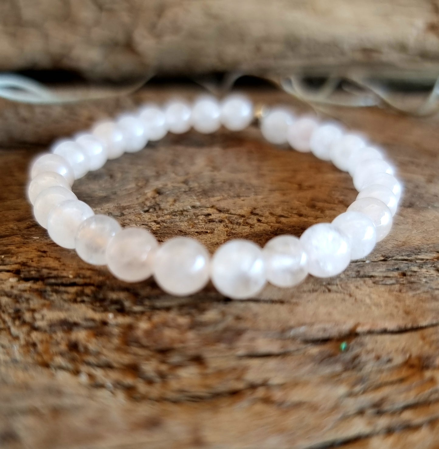 ROSE QUARTZ ENERGY BRACELET 6 mm - UNCONDITIONAL LOVE